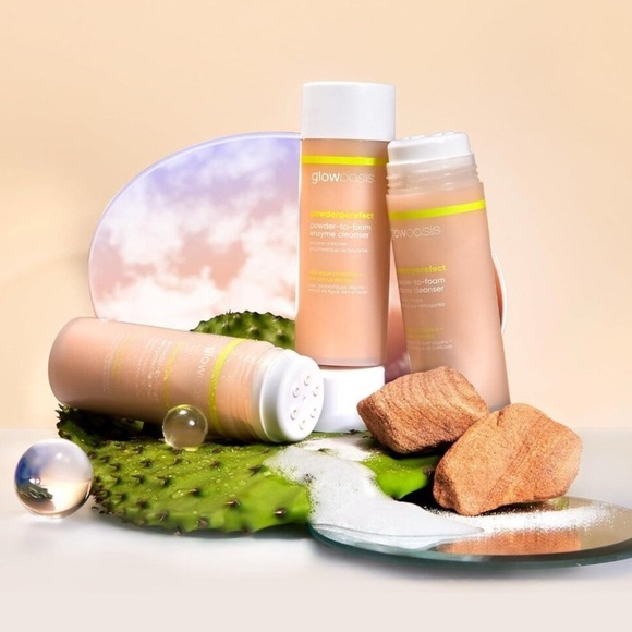 Glow Oasis Powderporefect Powder To Foam Enzyme Cleanser New In Box - Picture 8 of 9
